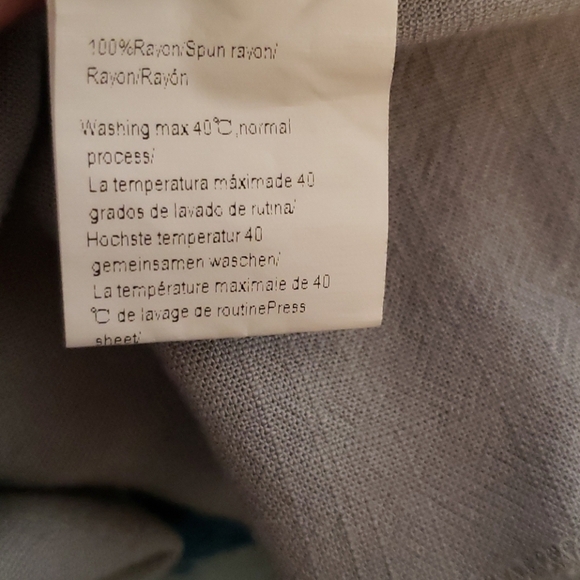 Button Down Drop Waist Tunic Dress Top - Picture 6 of 7